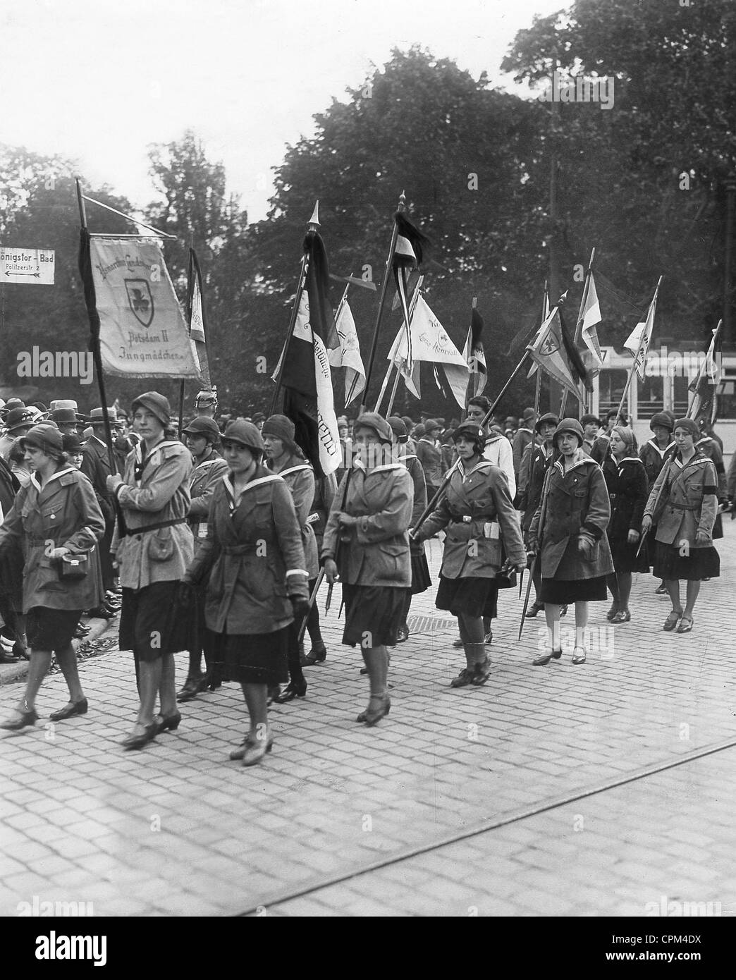 Les femmes membres de l'Bismarckbund lors d'un rassemblement, 1931 Banque D'Images