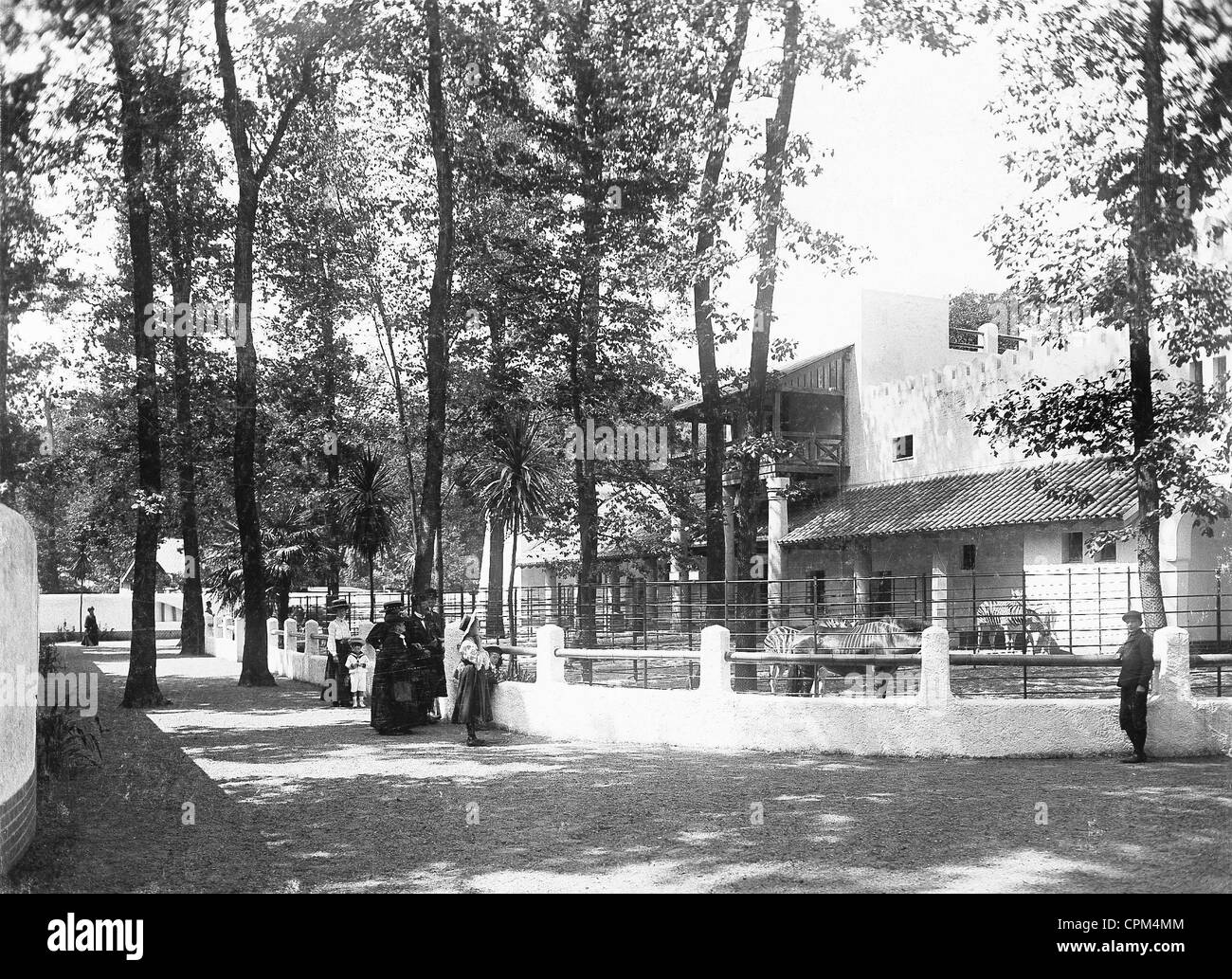 Le jardin zoologique de Berlin, autour de 1910 Banque D'Images