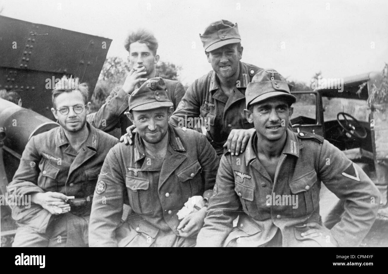 Les troupes de montagne allemandes sur le front de l'Est, 1941 Banque D'Images