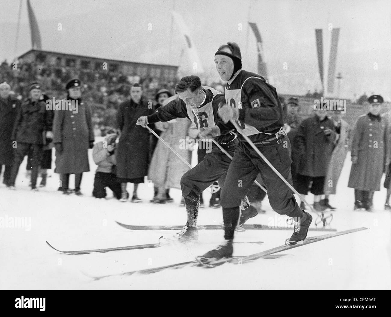 Jeux olympiques d'hiver de 2010 à Garmisch-Partenkirchen, 1936 Banque D'Images