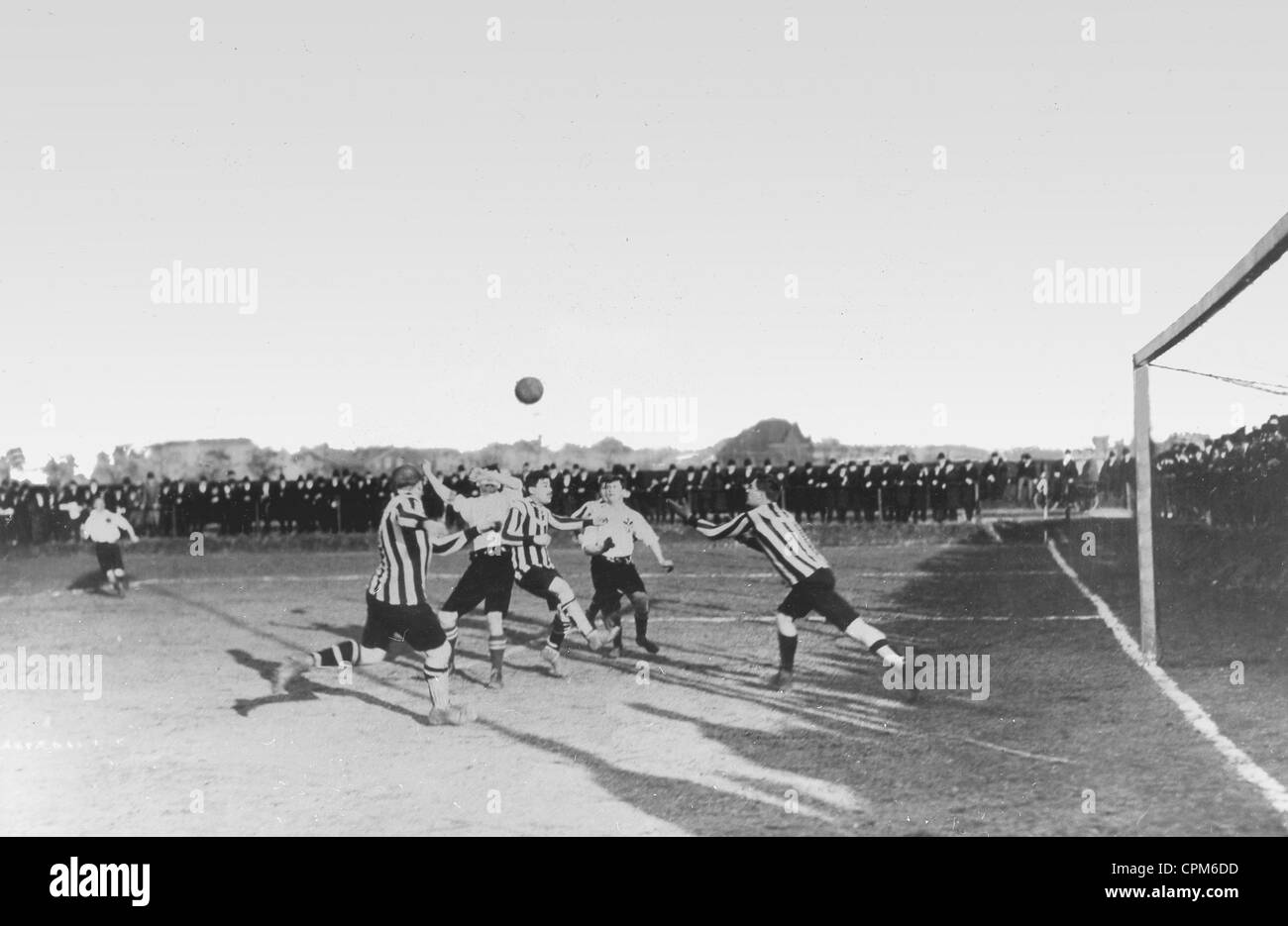 Club de soccer Concordia la Prusse dans l'action, 1910 Banque D'Images