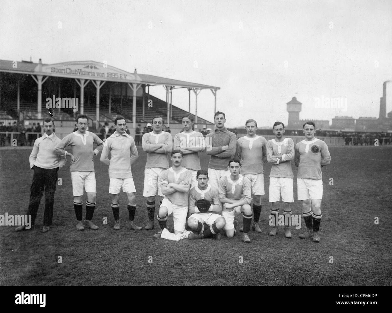 Club de football allemand à Prague, 1912 Banque D'Images