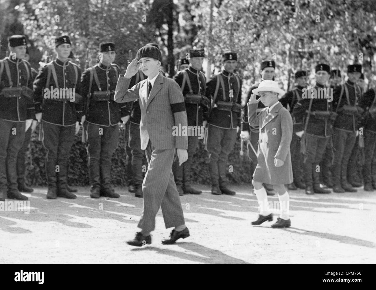 Le roi Pierre II de Yougoslavie, 1935 Banque D'Images