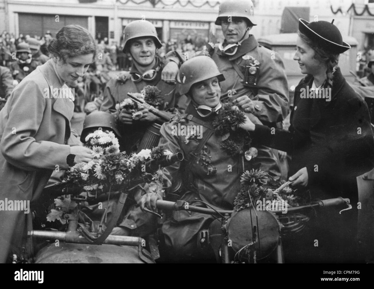 Occupation des Sudètes en Tchécoslovaquie, 1938 Photo Stock Alamy