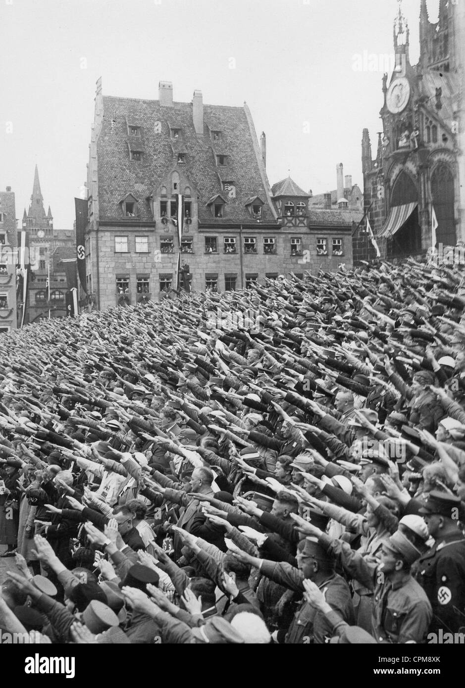 Reich Nuremberg Rally du NSDAP à Nuremberg, 1933 Banque D'Images