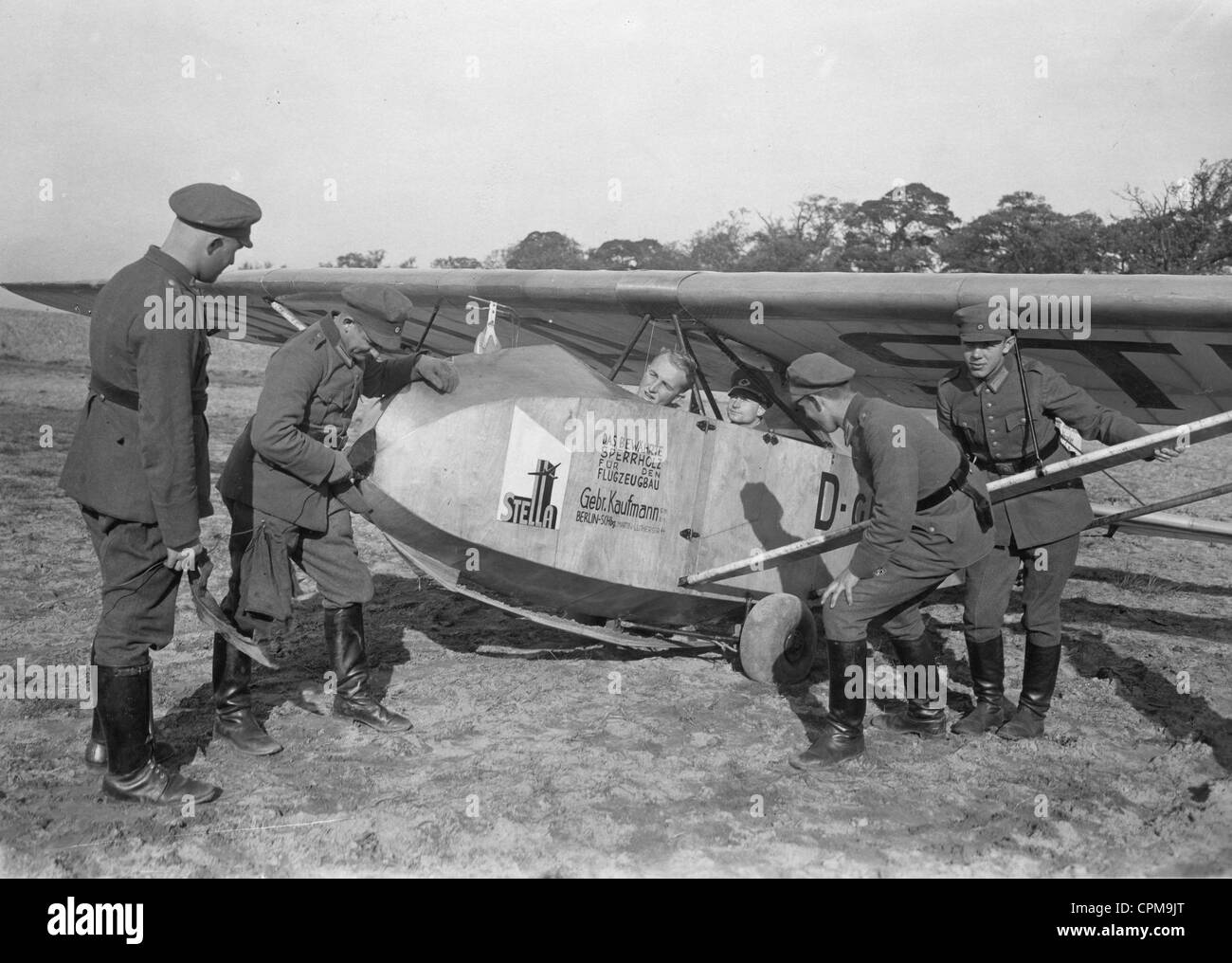 Formation pilote de la Reichswehr, 1920 Banque D'Images