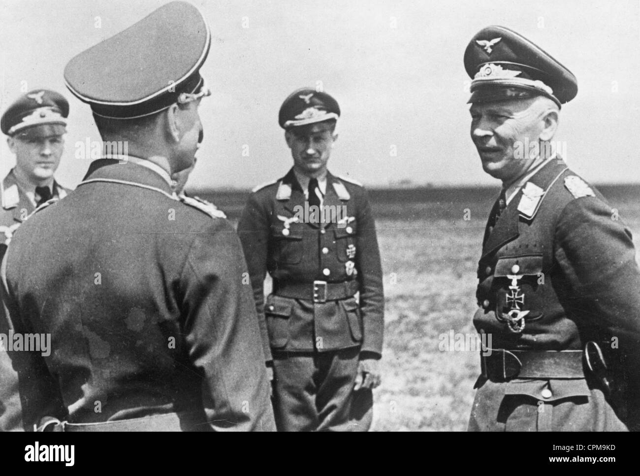 Wolfgang Freiherr von Richthofen durant la bataille pour Sébastopol, 1942 Banque D'Images