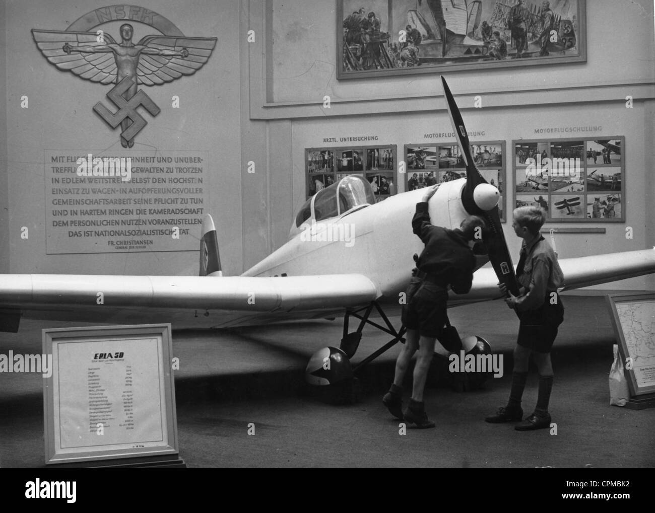 Musée de l'Aviation à Berlin, 1943 Banque D'Images
