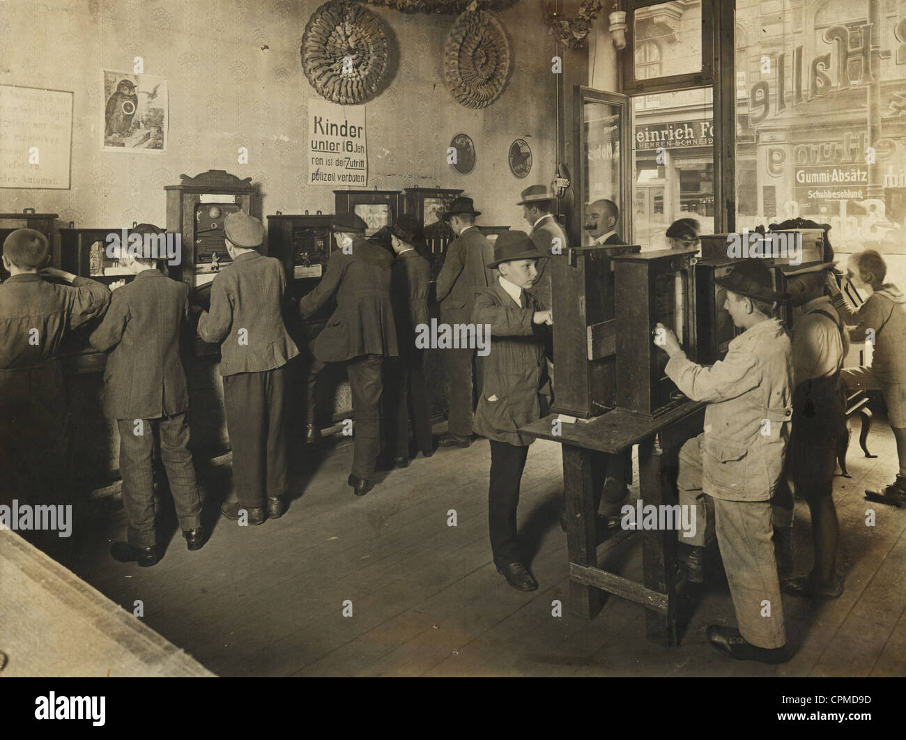 Machines de jeu, 1919 Banque D'Images