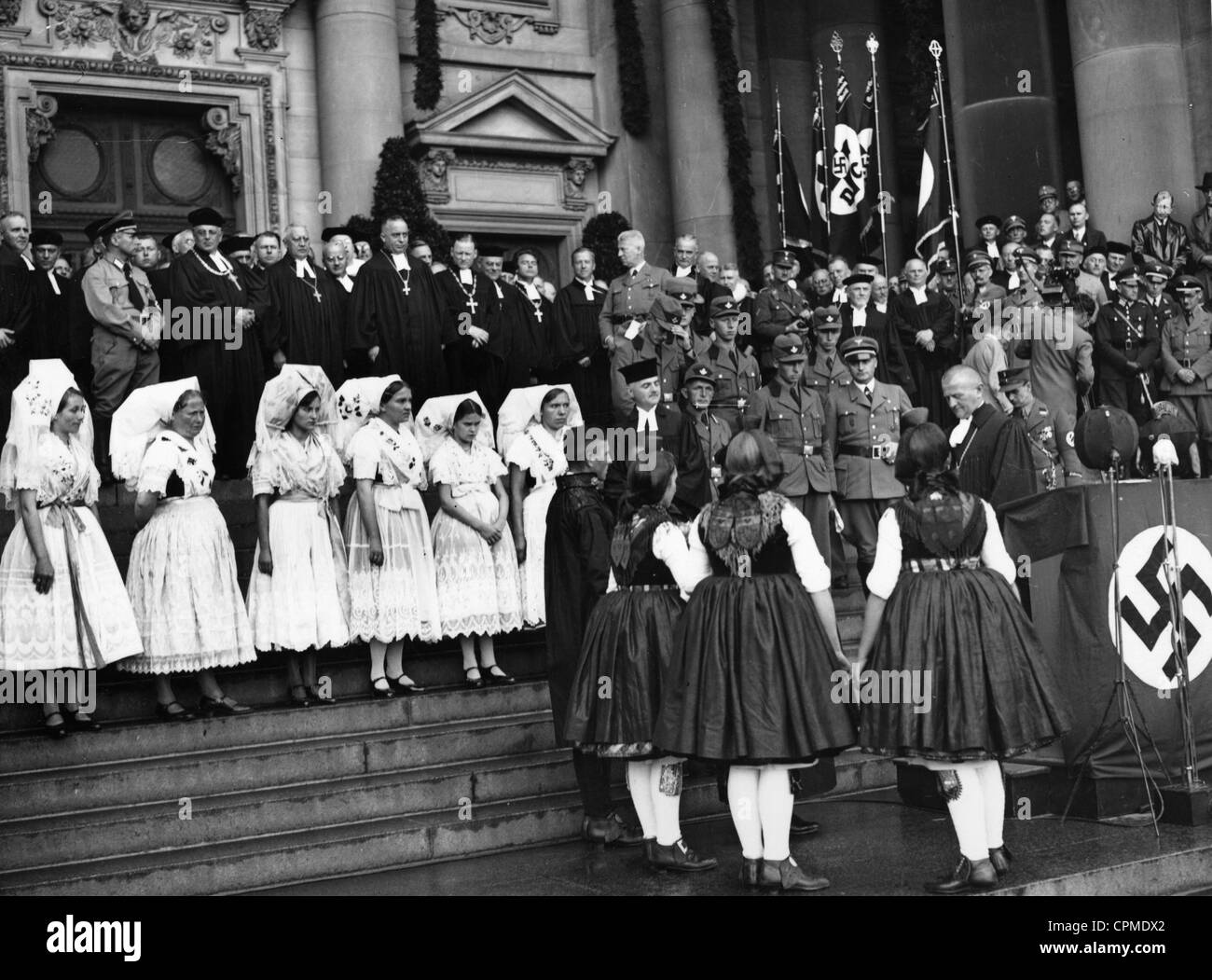 Ludwig Mueller à l'induction de l'évêque du Reich, 1933 Banque D'Images