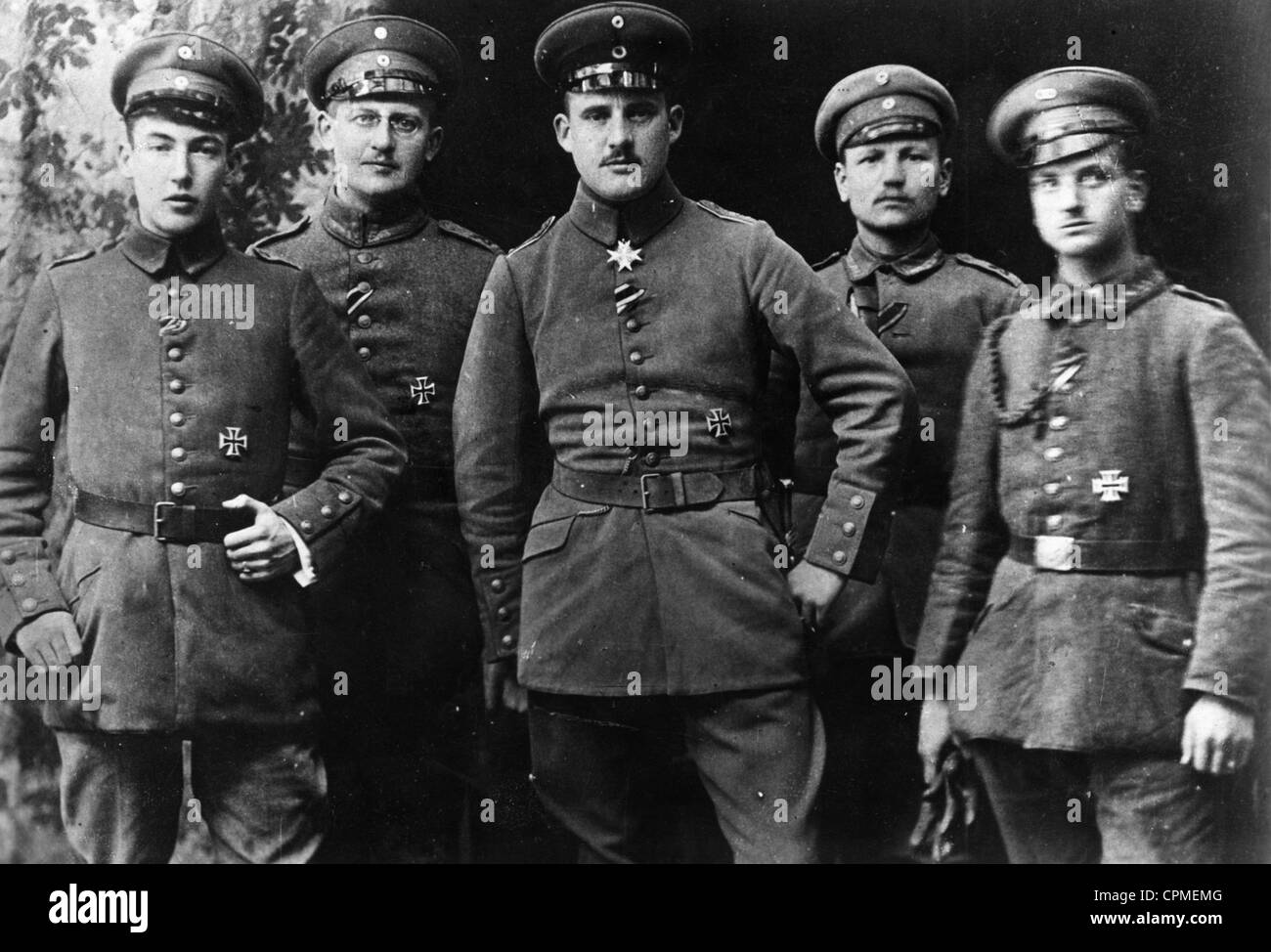 Les soldats allemands du 24e Régiment d'infanterie pendant la Première Guerre mondiale, 1916 Banque D'Images