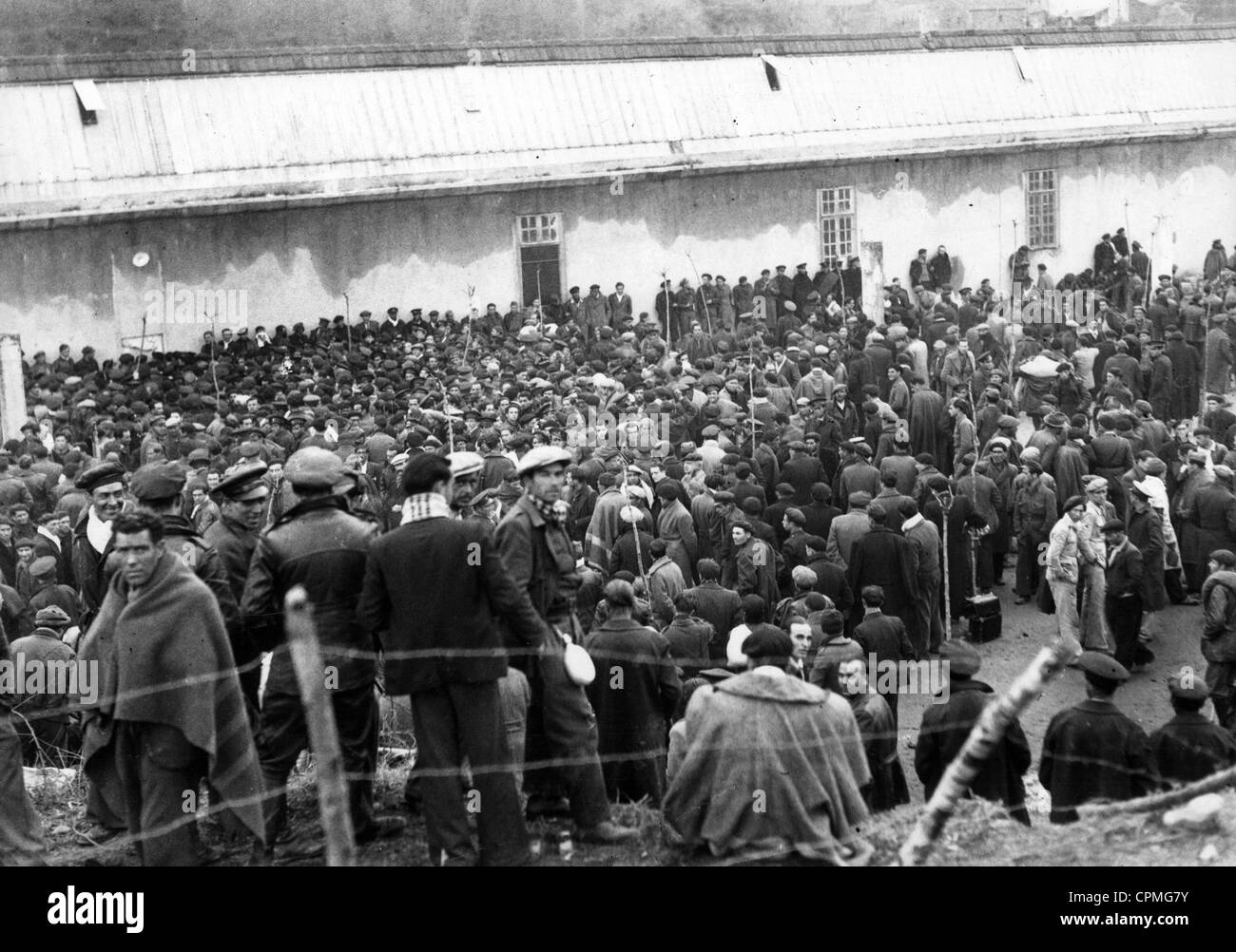 Spanish Red fighters en France, 1939 Banque D'Images