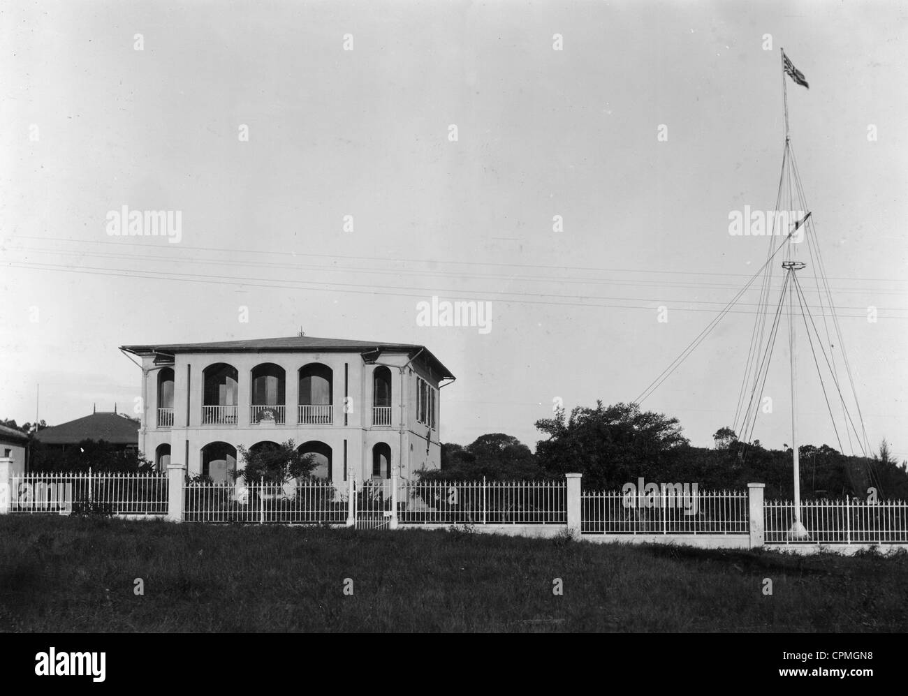 Le Consulat français à Lourenço Marques au Mozambique, vers 1900 Banque D'Images