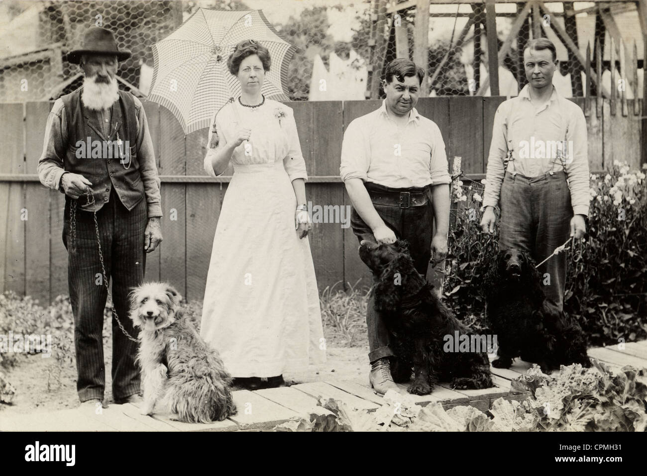 Une très petite ville Dog Show Banque D'Images