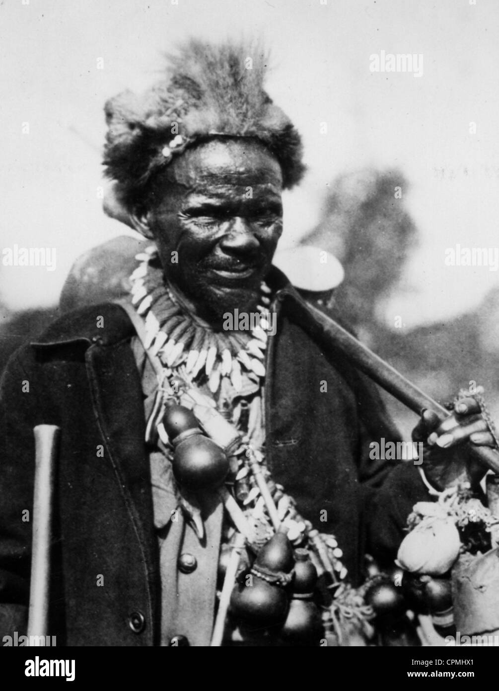 La médecine de l'Afrique de l'homme, 1934 Banque D'Images