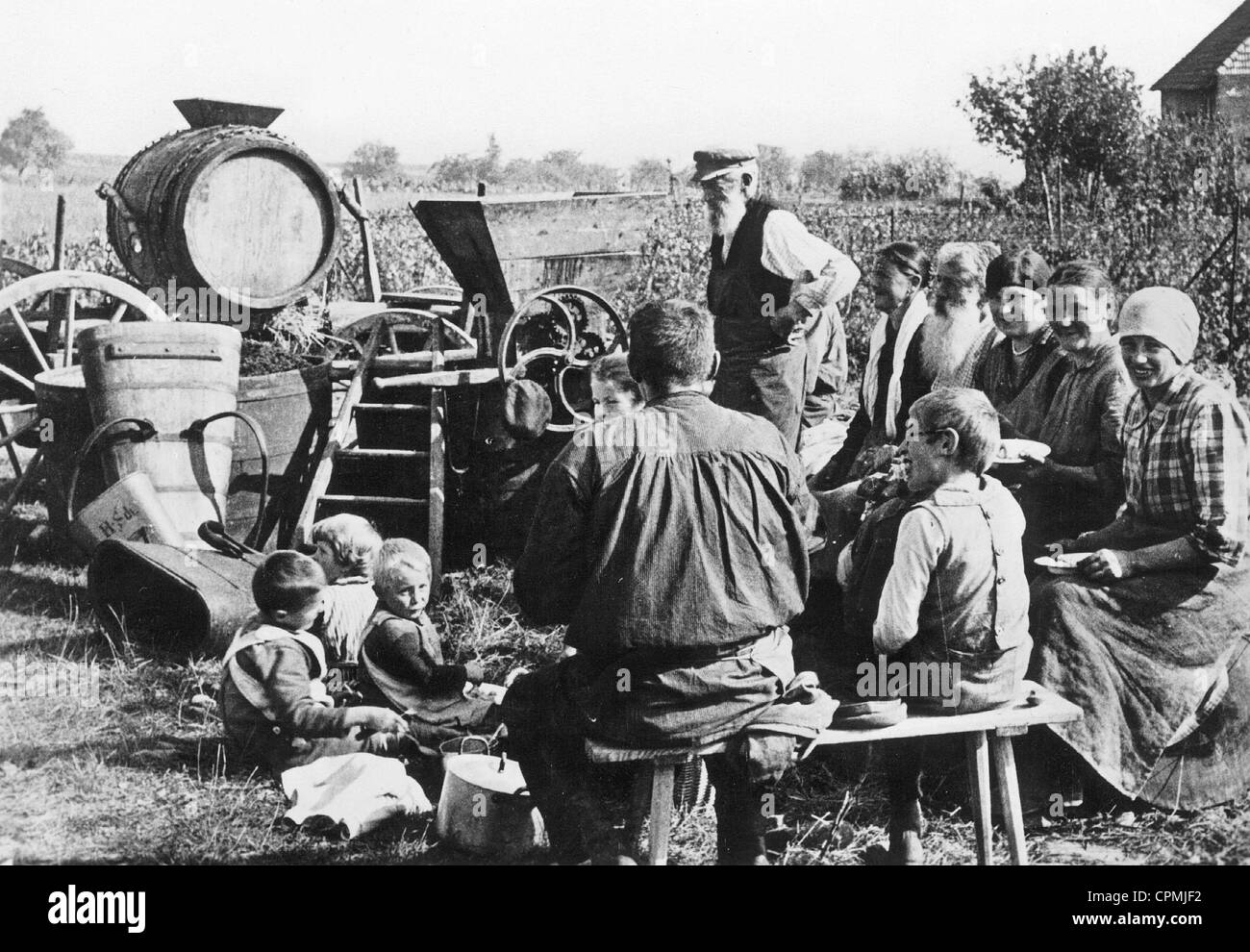 Grande famille, 1930 Banque D'Images
