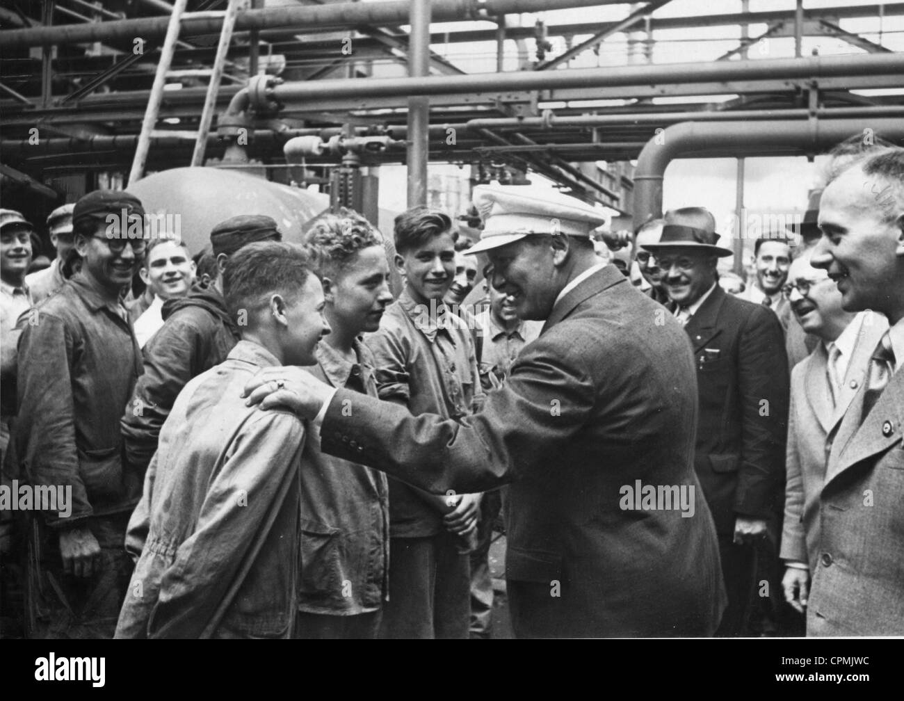 Hermann Goering dans la région de la Ruhr, 1939 Banque D'Images