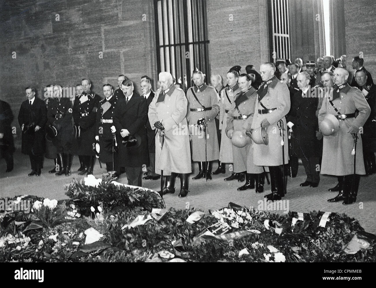 Hitler avec Hindenburg le jour de commémoration des héros Banque D'Images