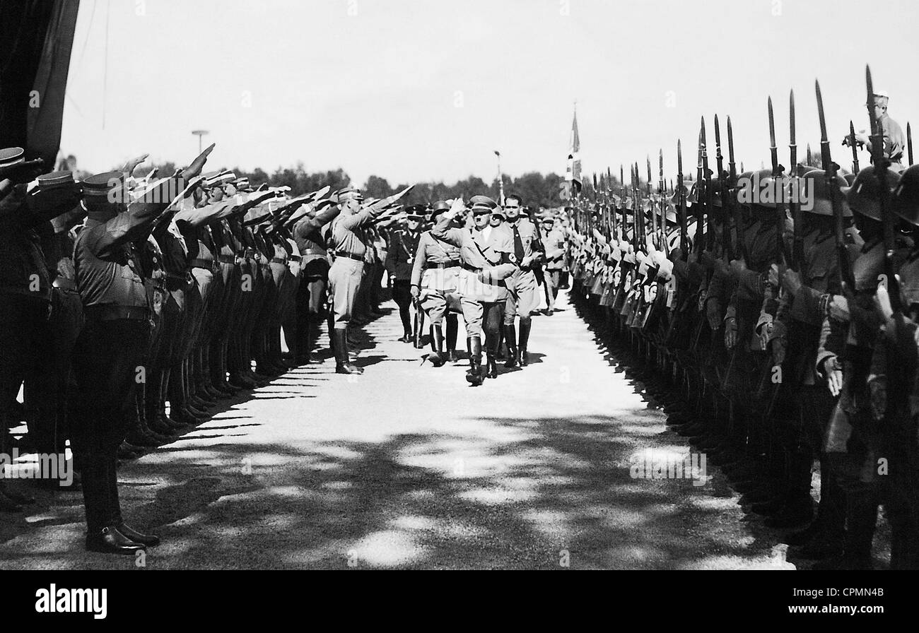 Adolf Hitler sur le congrès de Nuremberg à Nuremberg, 1935 Banque D'Images