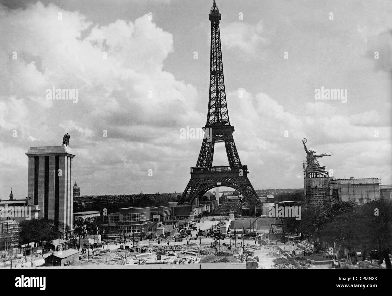 Site de l'Exposition Universelle de Paris, 1937 Banque D'Images