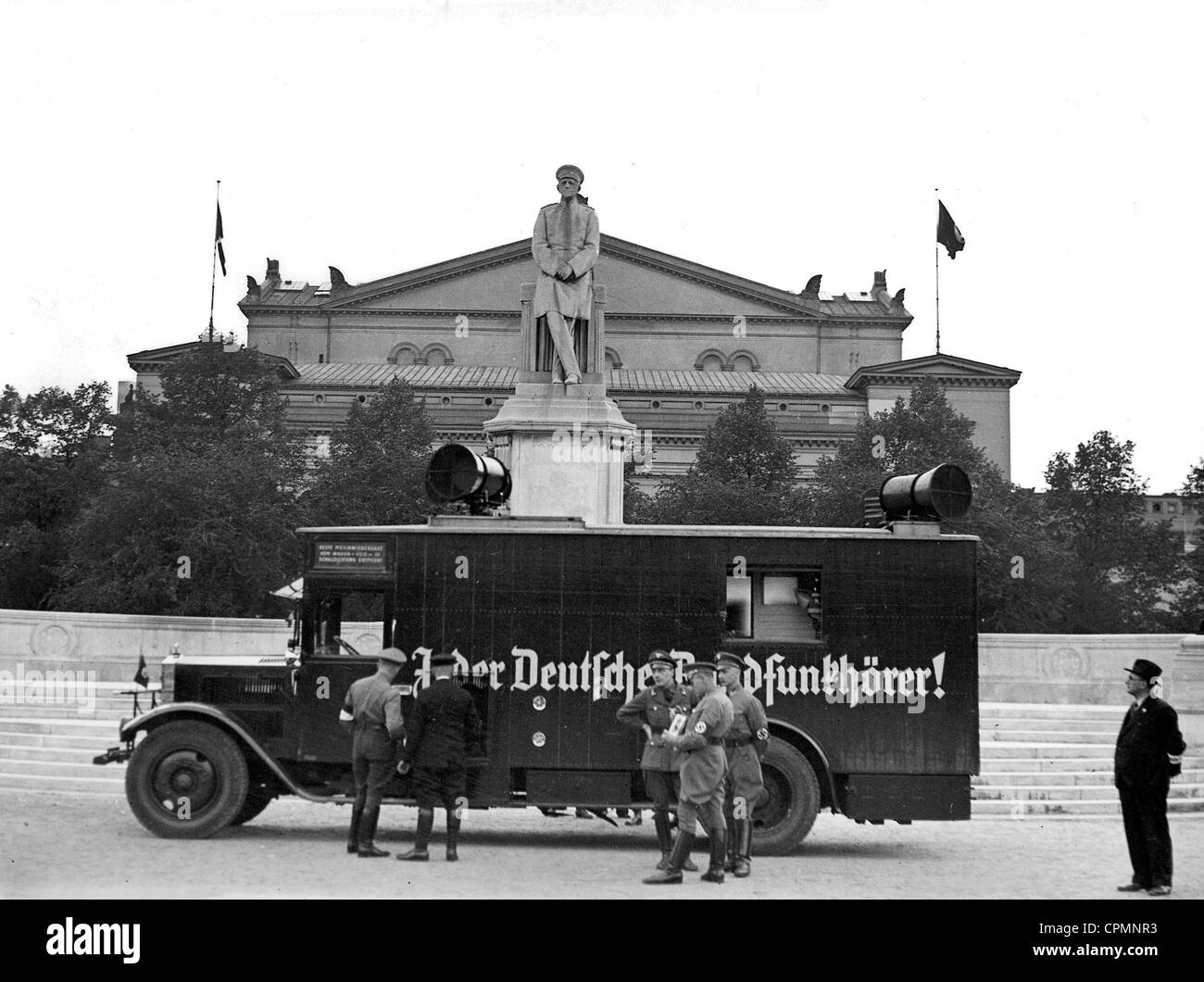 Camion du son, 1935 Banque D'Images