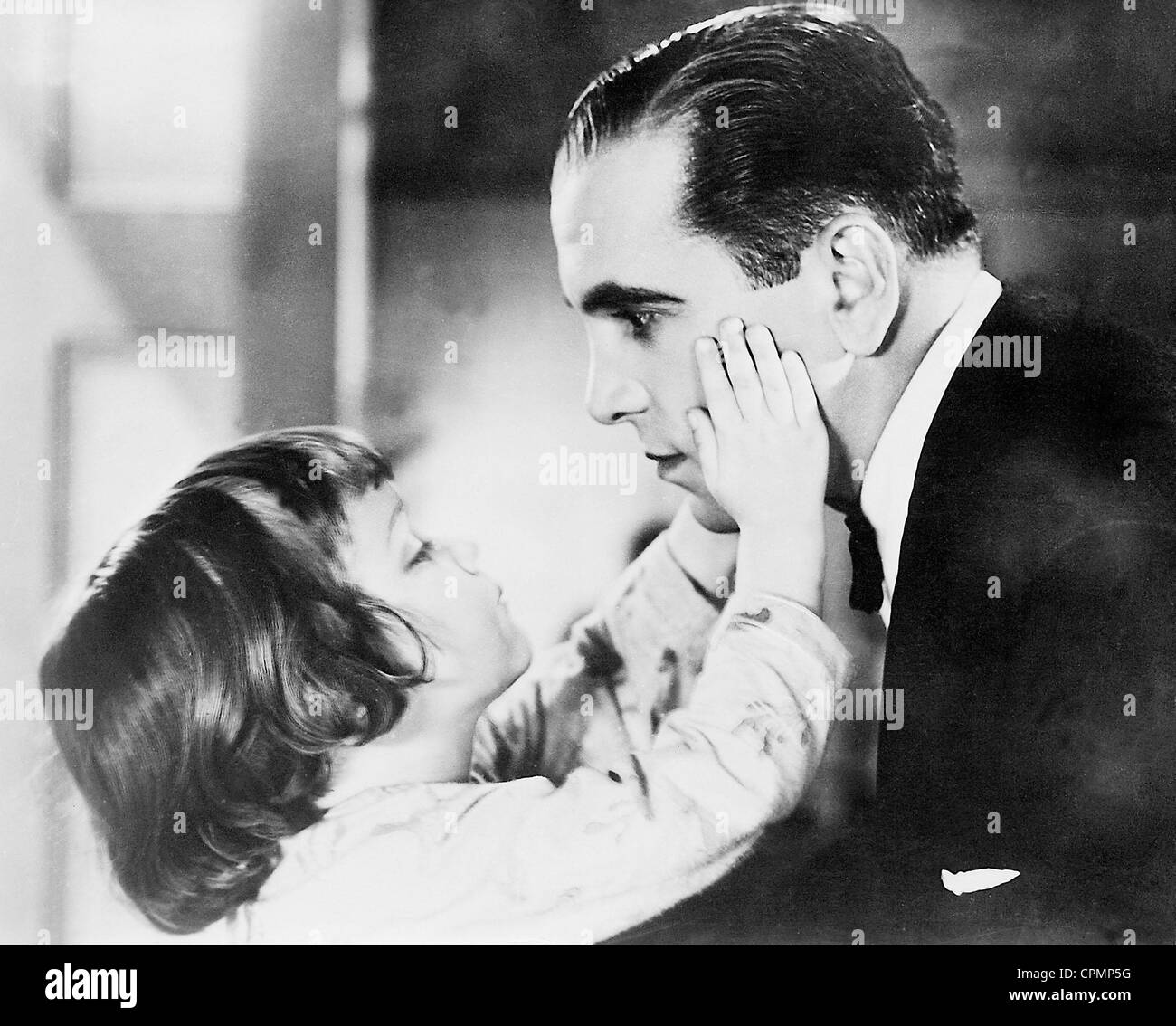 Davey Lee et Al Jolson dans "Le fou chantant", 1928 Banque D'Images