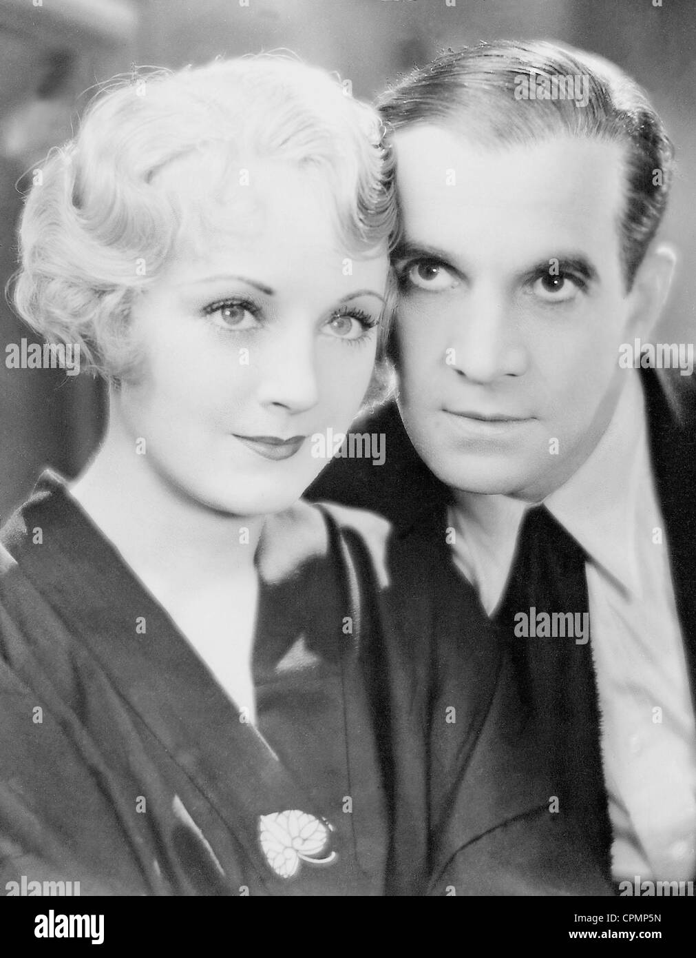 Josephine Dunn et Al Jolson dans "Le fou chantant", 1928 Banque D'Images