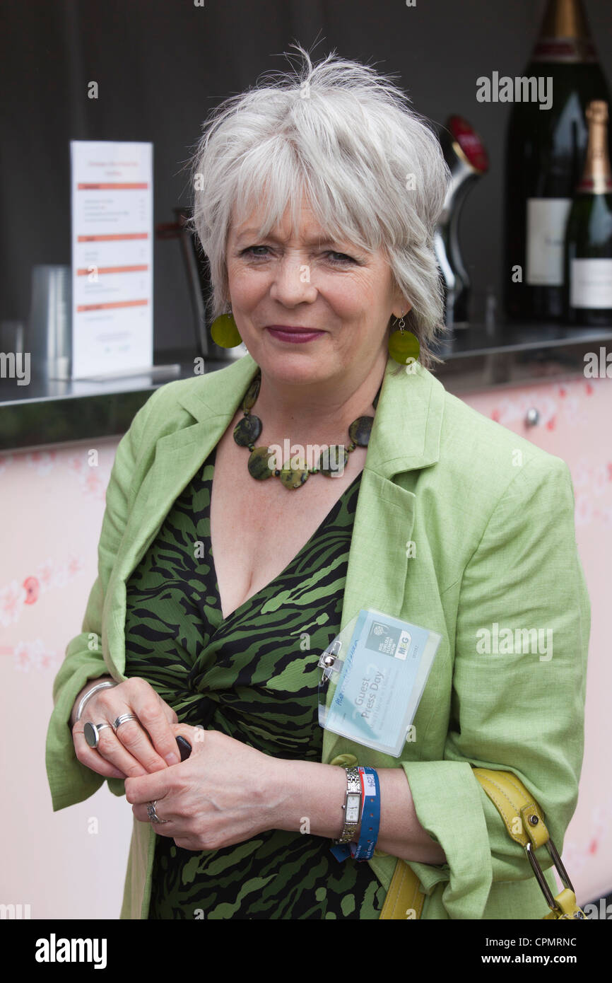 Actrice Anglaise Alison Steadman, RHS Chelsea Flower Show, London, UK Banque D'Images