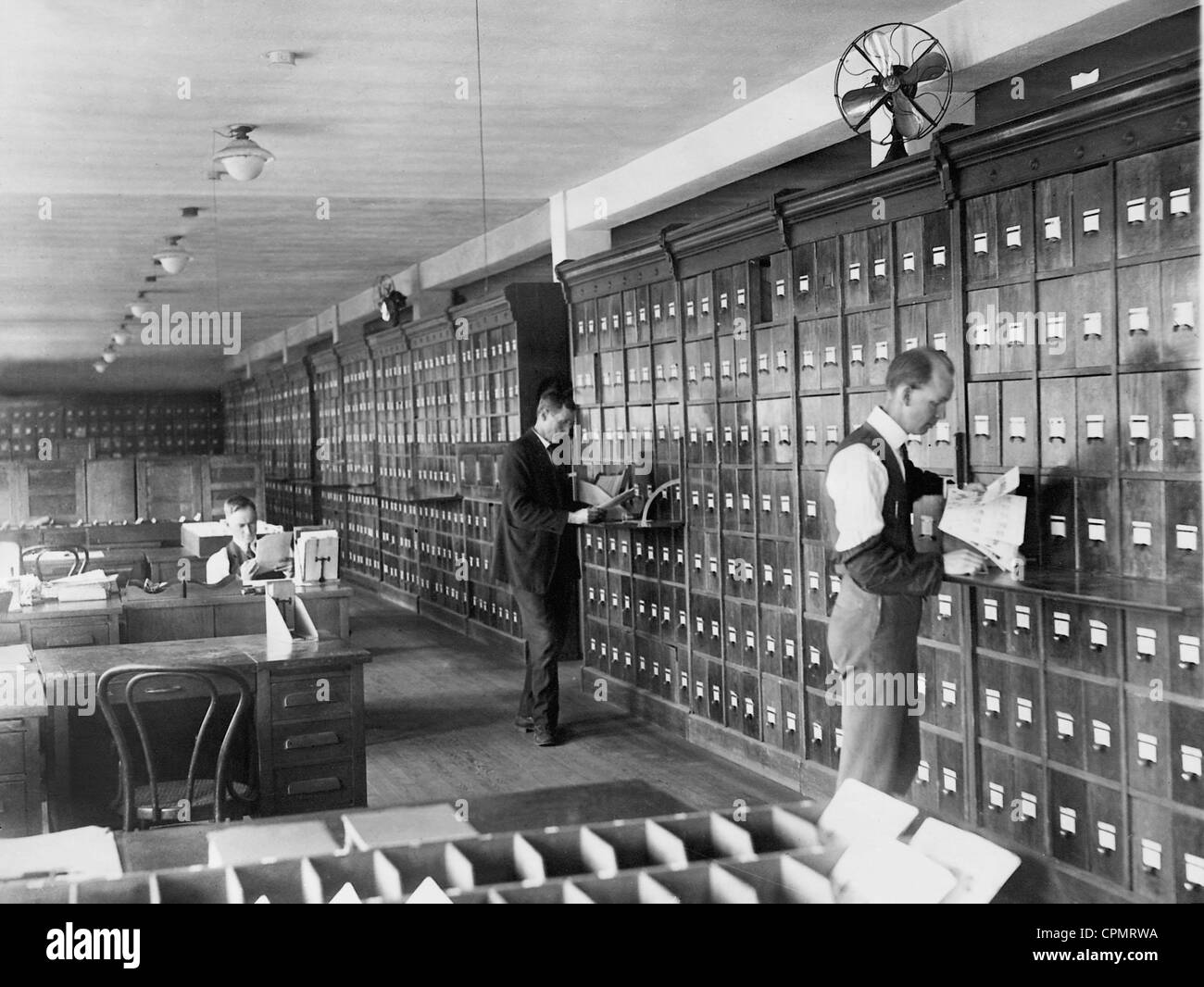 Dans le bureau de secrétariat de la Marine à Washington, 1927 Banque D'Images