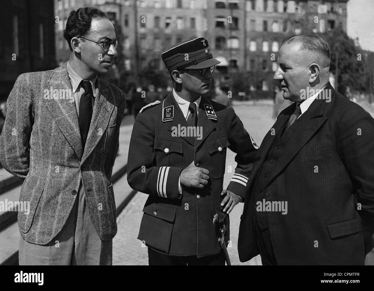 Gustav Buchsenschutz, Arno Pardun et Hermann Blume, 1935 Banque D'Images