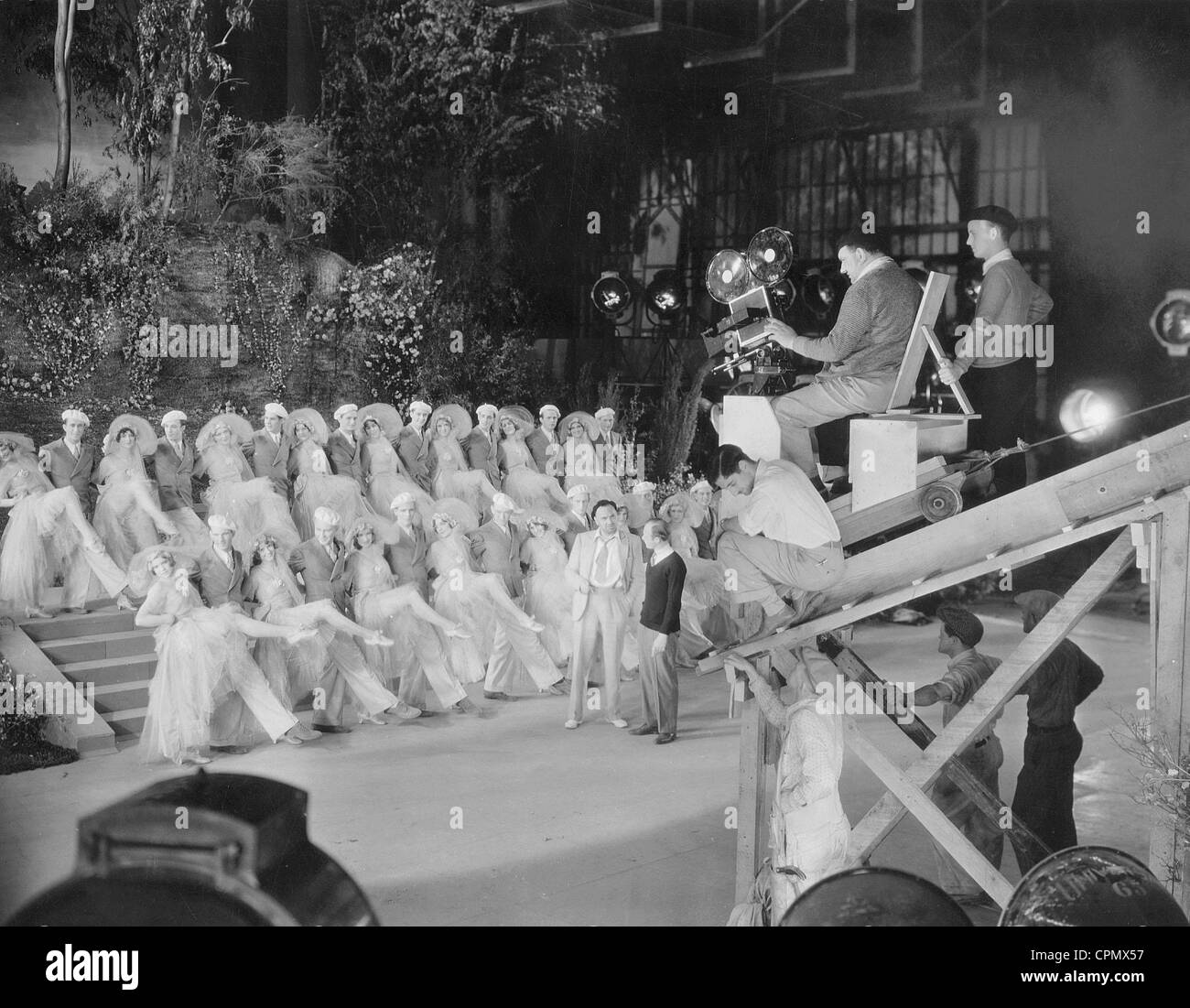 Le tournage de "The Jazz King', 1930 Banque D'Images