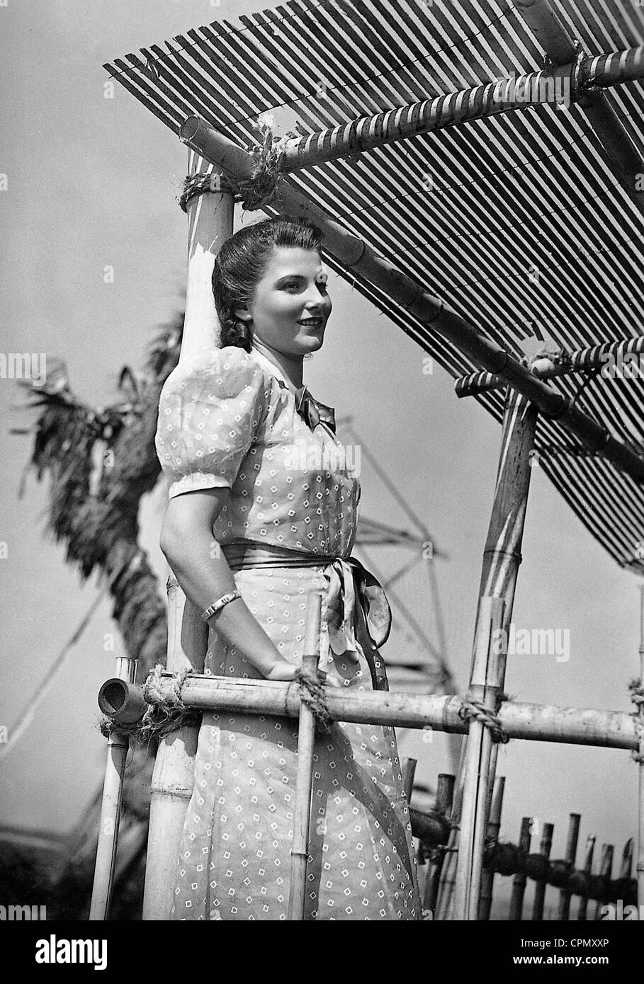 Winnie Markus dans 'Brand im Ozean', 1939 Banque D'Images