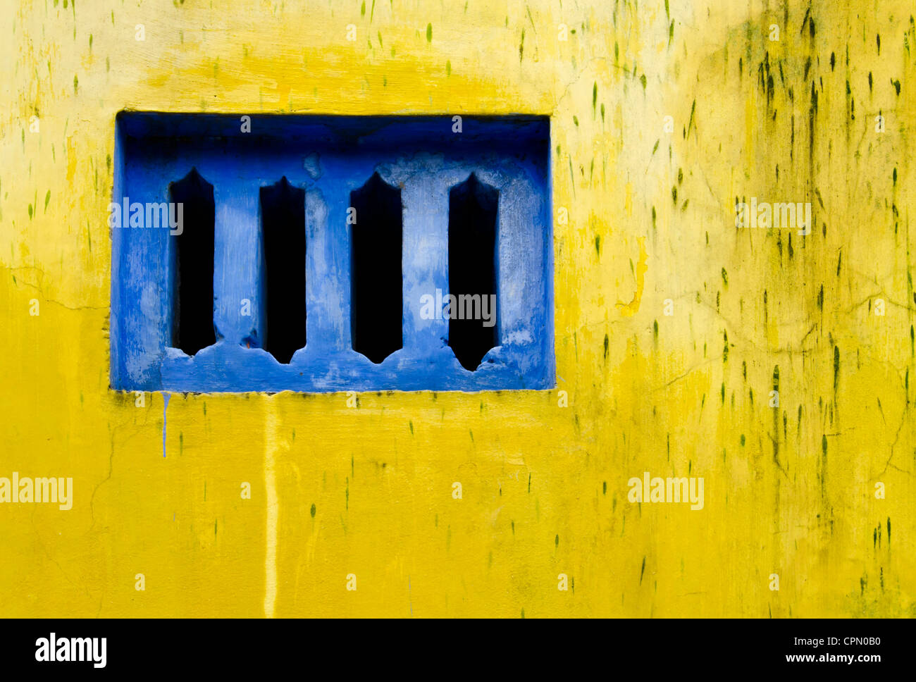 Détails extérieurs de Hoi An au Vietnam. Les maisons jaunes dans Hoi An sont une partie du patrimoine mondial de l'Unesco. Banque D'Images