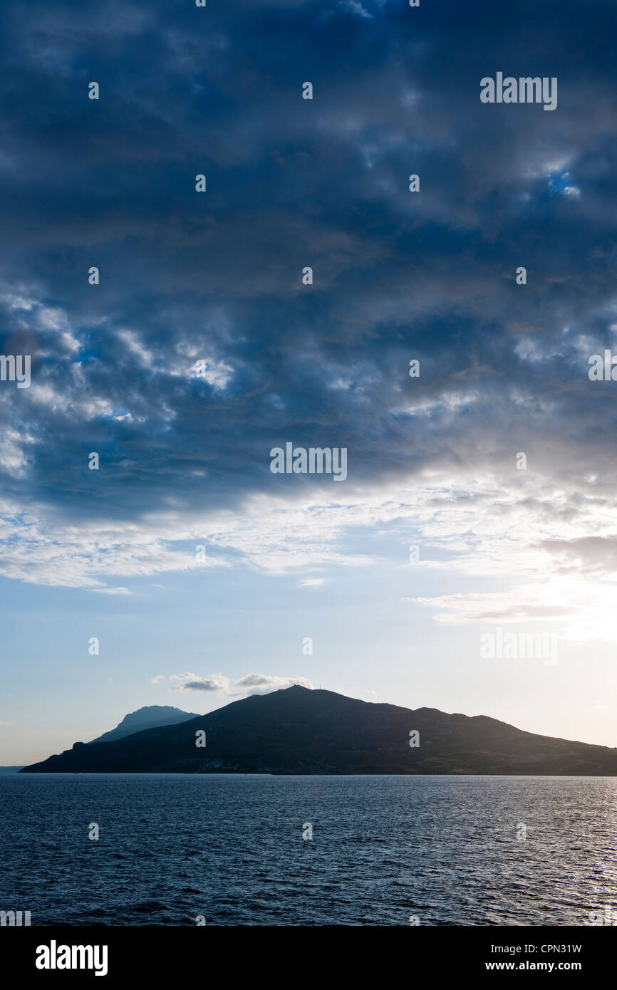 L'Europe la Grèce, Îles du Dodécanèse, la côte sud de l'île de Kos Banque D'Images