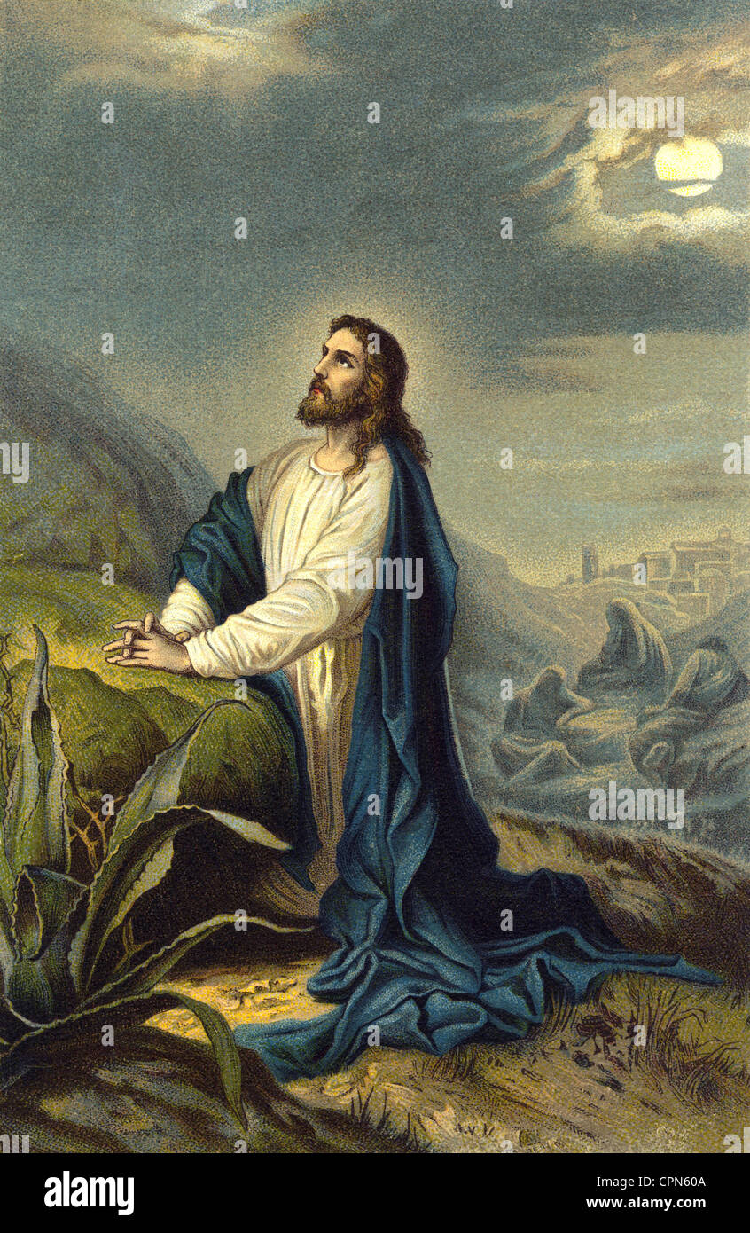 Religion Christianisme Jesus Christ Sur Le Mont Des Oliviers Gethsemane Nuit Avant La Crucifixion Priere A Dieu Allemagne Vers 19 Droits Additionnels Clearences Non Disponible Photo Stock Alamy Religion Christianisme Jesus Christ Sur Le Mont Des Oliviers Gethsemane Nuit Avant La Crucifixion Priere A Dieu Allemagne Vers 19 Droits Additionnels Clearences Non Disponible Photo Stock Alamy