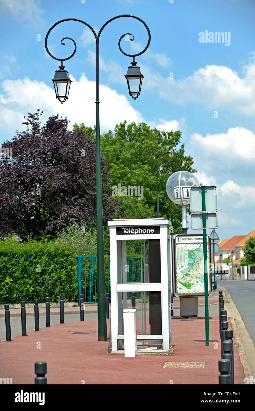 CABINE TÉLÉPHONIQUE Banque D'Images