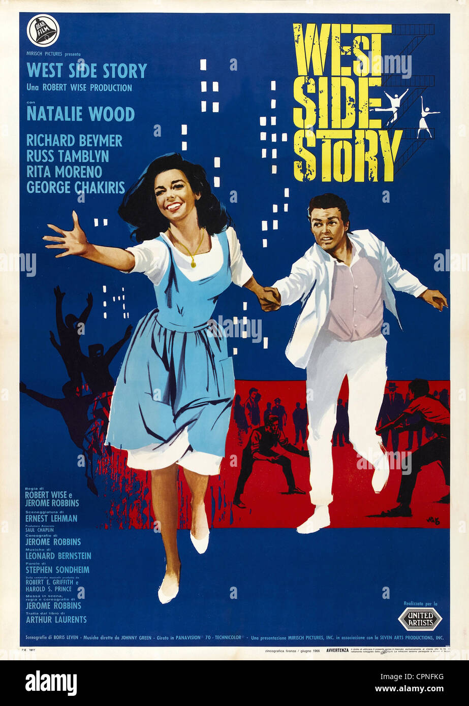 West side story movie poster Banque de photographies et d’images à