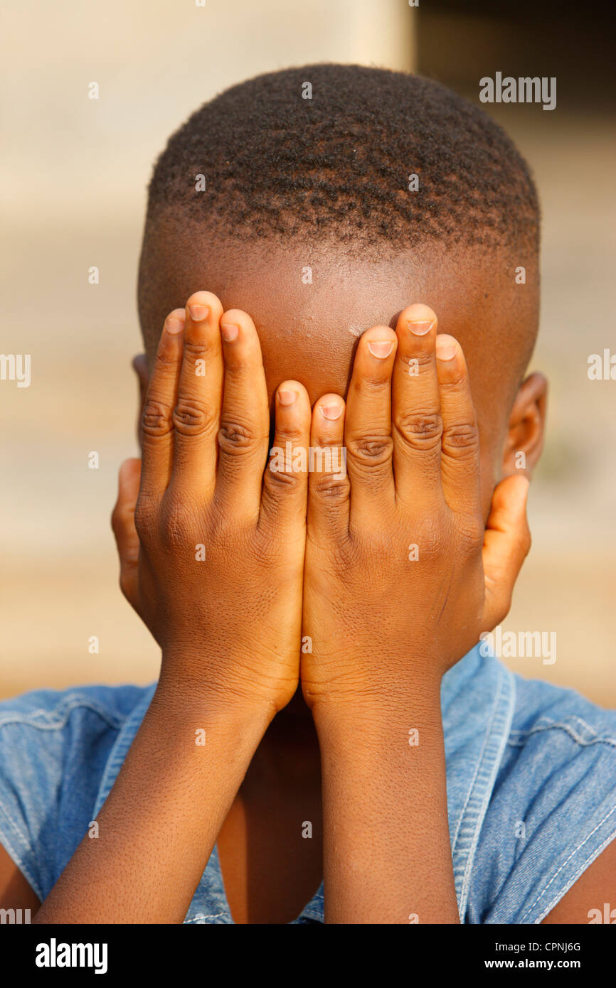 Un enfant africain Banque D'Images