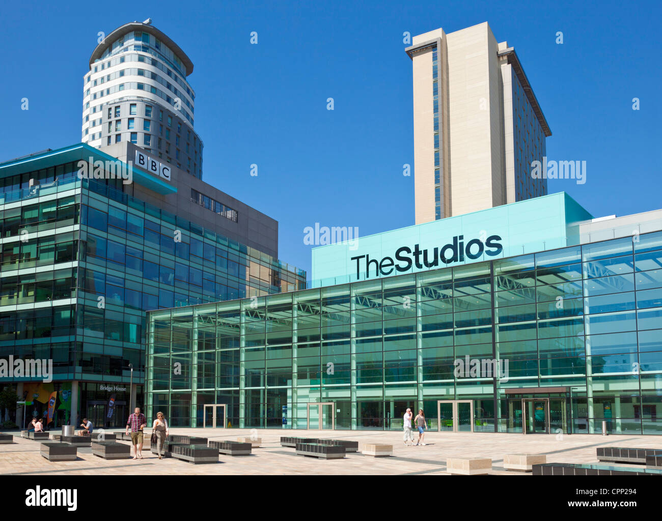 MediaCity UK BBC Television Center North studios Salford Quays manchester Greater Manchester England UK GB EU Europe Banque D'Images