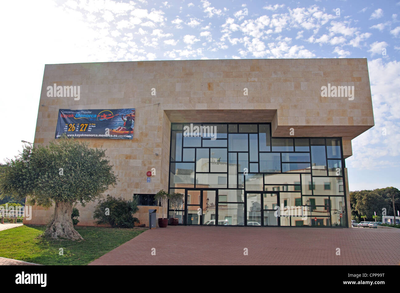 Sala, théâtre multifonctionnel Mercadel, Minorque, Iles Baléares, Espagne Banque D'Images