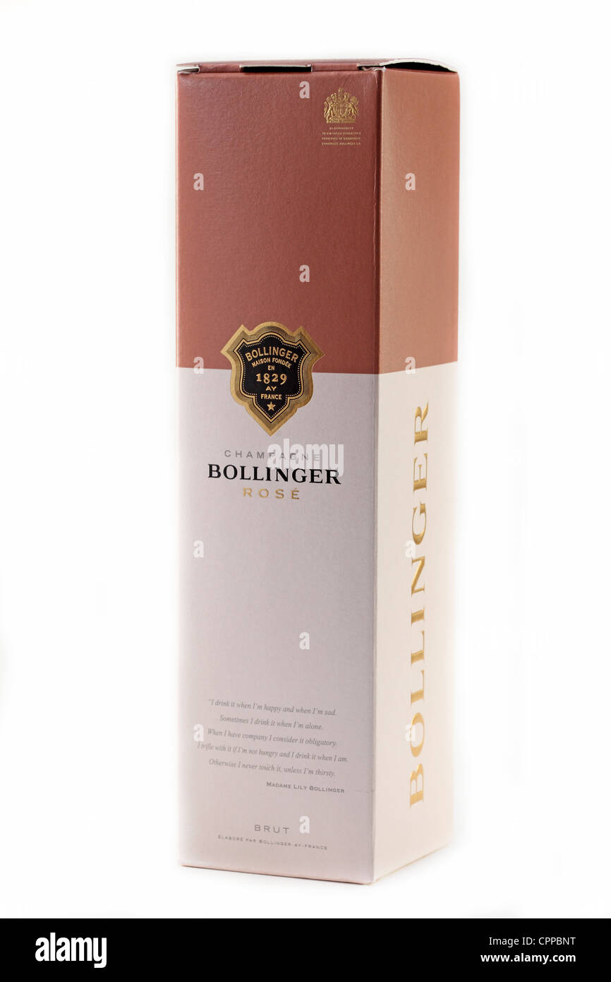 Champagne Bollinger Banque D'Images