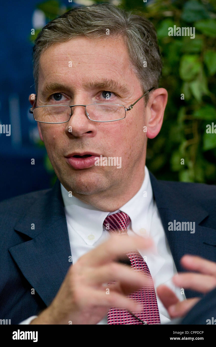 Klaus Kleinfeld, président-directeur général d'Alcoa Inc. Banque D'Images