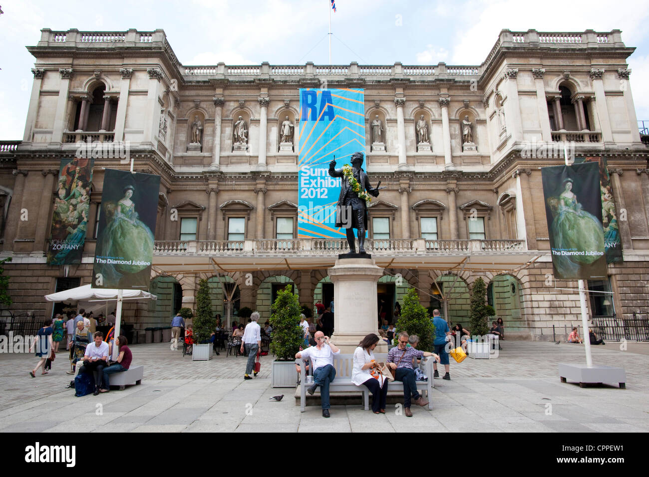 28/05/2012 .Royal Academy of Arts Exposition d'été, Londres, Royaume-Uni. Image montre l'Académie royale des arts Exposition de l'été 2012, le centre de Londres, Royaume-Uni. Banque D'Images
