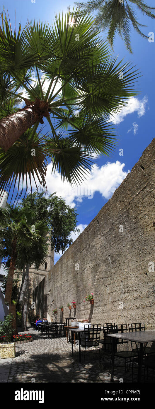Espagne Andalousie Séville restaurant patio espagnol Banque D'Images