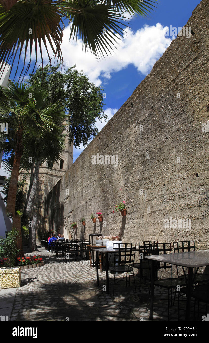 Espagne Andalousie Séville restaurant patio espagnol Banque D'Images