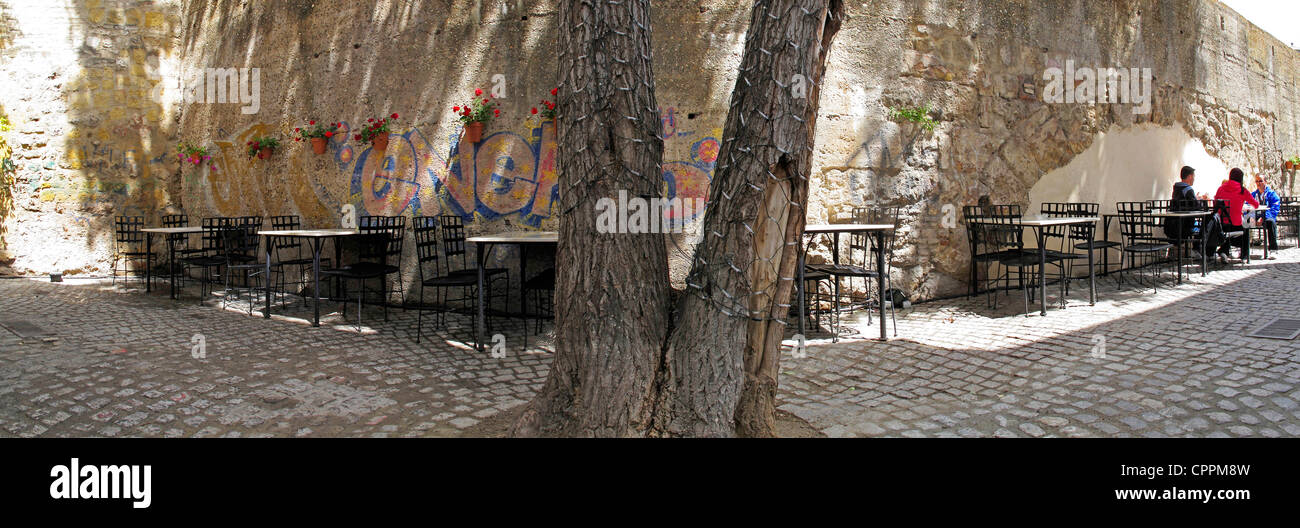 Espagne Andalousie Séville restaurant patio espagnol Banque D'Images