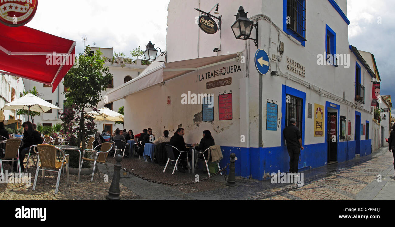 Espagne Andalousie Cordoue restaurant tapas Banque D'Images