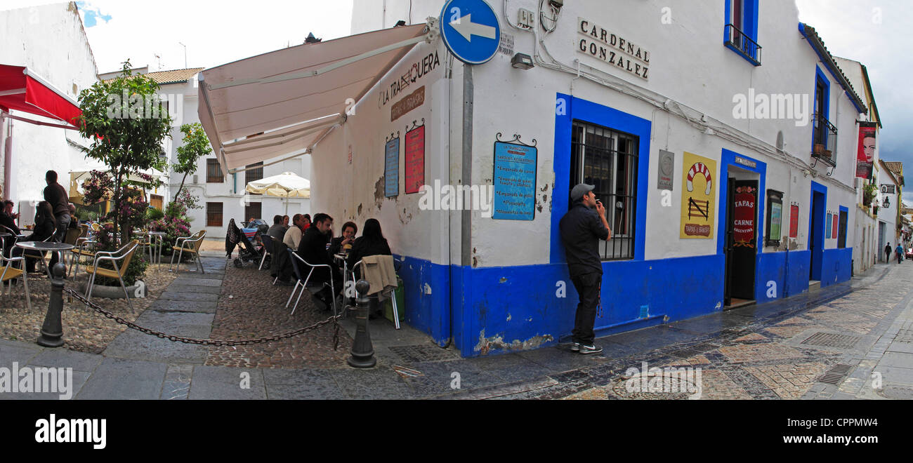 Espagne Andalousie Cordoue restaurant tapas Banque D'Images