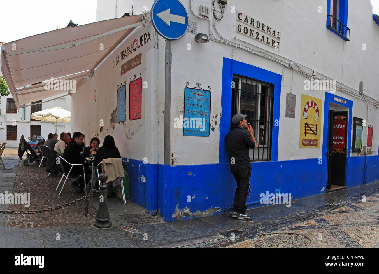 Espagne Andalousie Cordoue restaurant tapas Banque D'Images