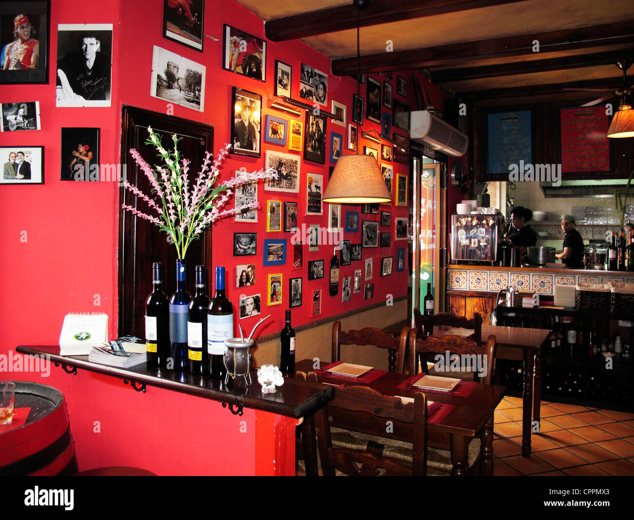 Espagne Andalousie Cordoue restaurant La Tranquera Banque D'Images